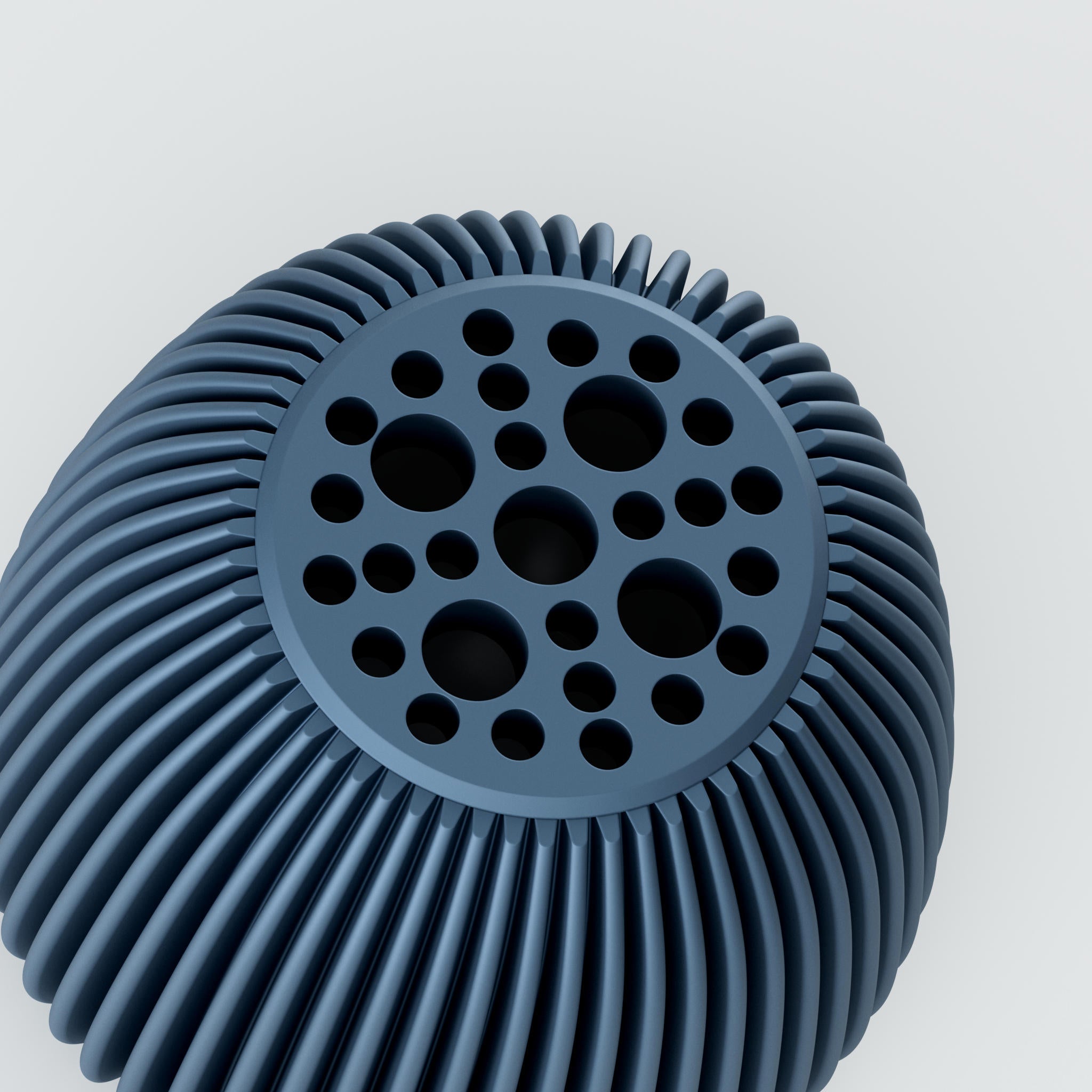 nahaufnahme der vase voravellie mit sichtbarer funktion des blumenretters