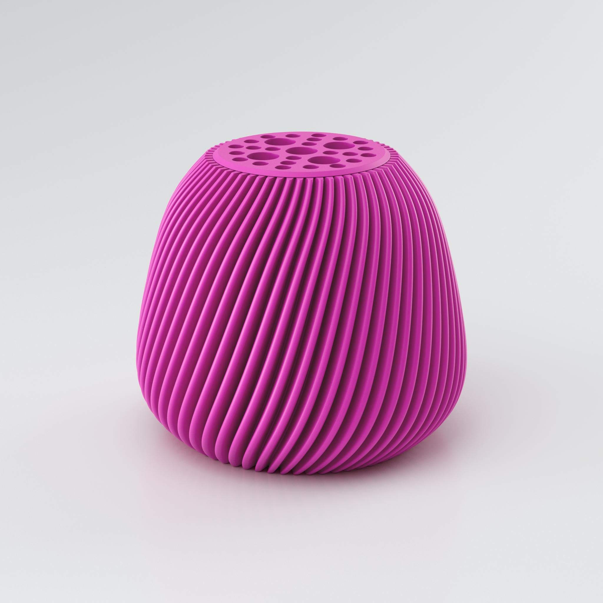 pinke vase voravellie in der hauptansicht mit twist design