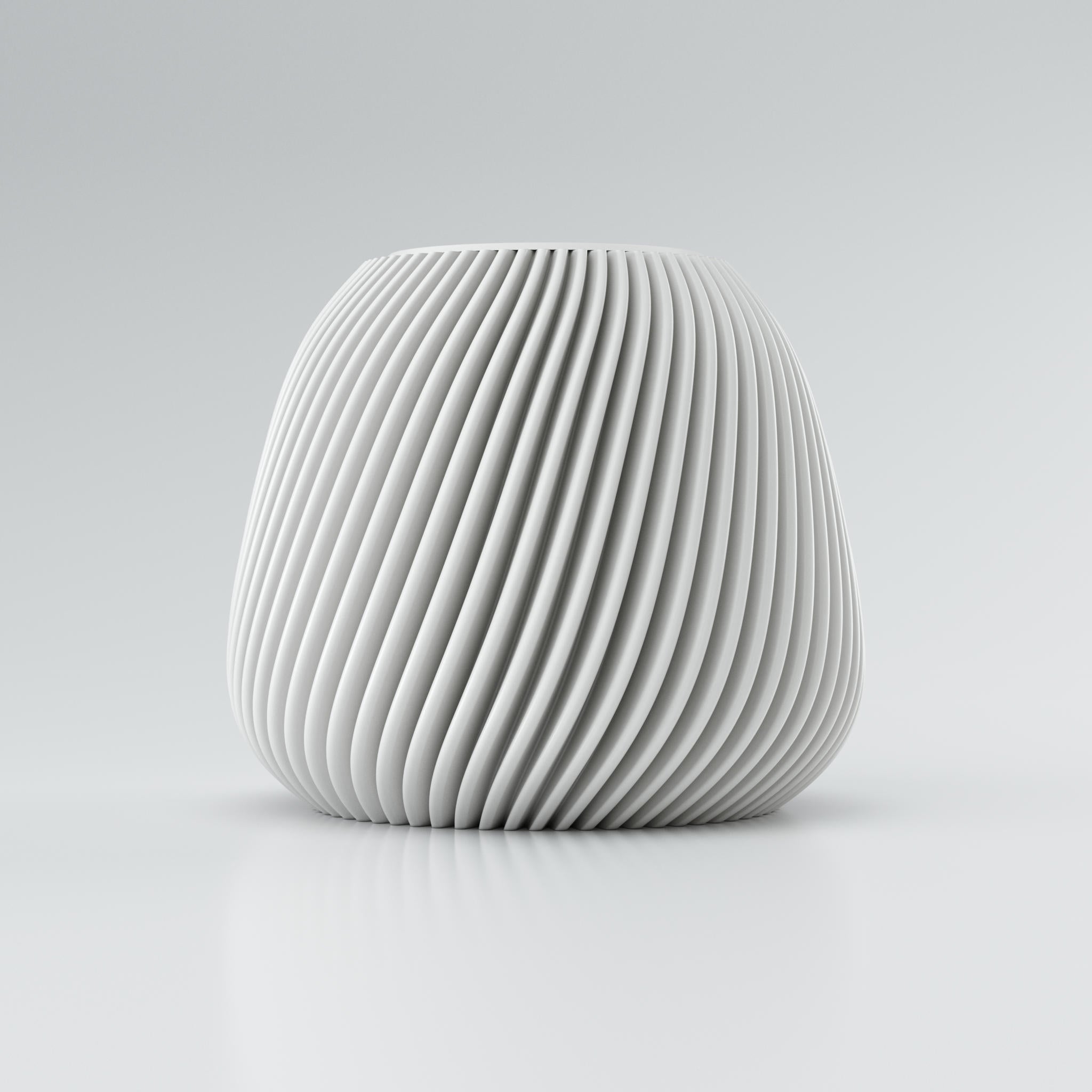 frontansicht der vase voravellie mit erkennbarem twist design
